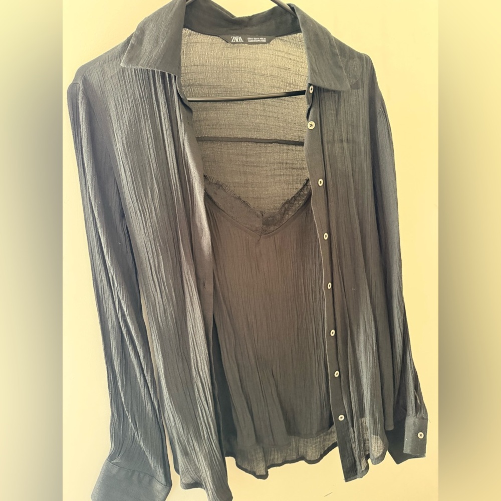 ZARA shirt with an attached tee